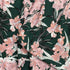 3 Metres, Printed Summer Dressmaking Viscose Fabric - 55" Wide (Dark Green)