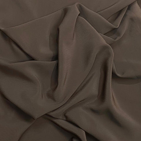 3 Metres Luxurious Crepe Duchenne 60' Wide (Brown)