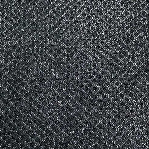 3 Metres Metallic Cutwork Jersey 60' wide (Black)