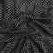 3 Metres Metallic Cutwork Jersey 60' wide (Black)