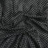 3 Metres Metallic Cutwork Jersey 60' wide (Black)
