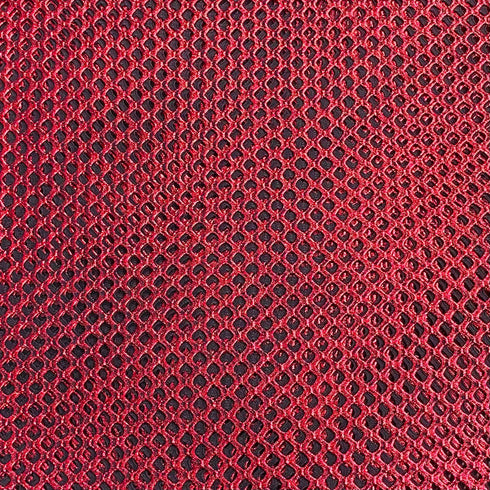 3 Metres Metallic Cutwork Jersey 60' wide (Red)