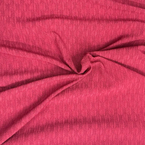 3 Metre Luxurious Soft Textured Crepe Jersey - 60"-  (Maroon)