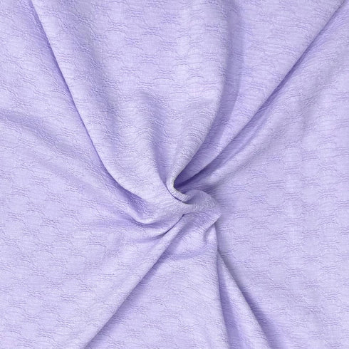 3 Metre Luxurious Soft Textured Crepe Jersey - 60"-  (Lilac)
