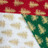 3 Piece Bundle Digitally Printed Gold Foil Christmas 100% Cotton- 45" Wide (Christmas Tree Bundle)