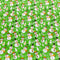 3 Metres Super Soft Christmas Print Poplin Cotton - 45" Wide (Snowman Green)