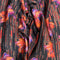 3 Metres Luxury Lounge Wear Printed Satin 55” Wide (Red Floral)
