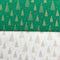 2 Piece Bundle Digitally Printed Gold Foil Christmas 100% Cotton- 45" Wide (Tree Bundle)
