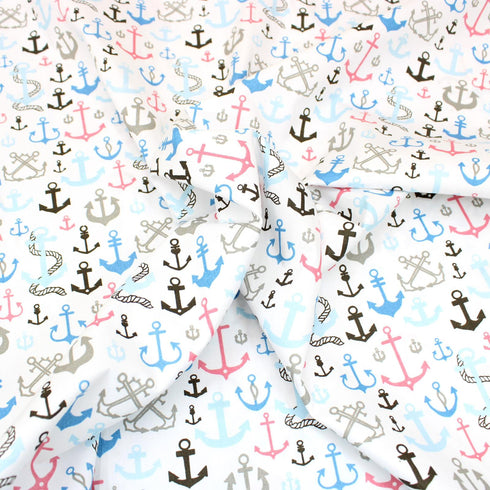 3 Metre Premium Eco-Cotton 45" Wide - White Anchor