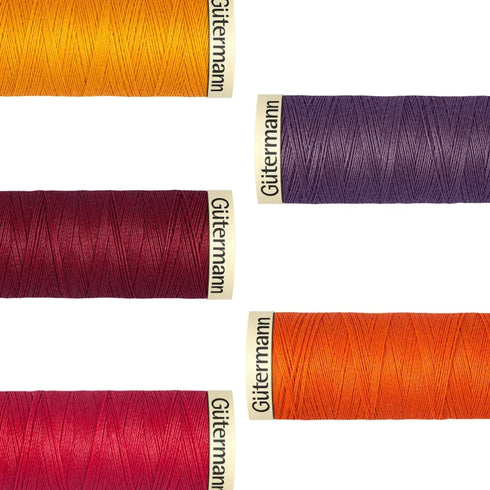 Gütermann Sew All Thread- Sundown Bundle- Pack Of 5