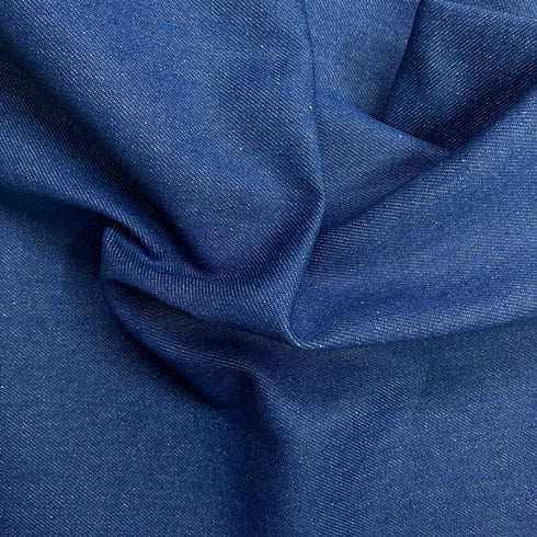 Luxury 100% Cotton Denim – 58" Wide - (Woody L.Blue)