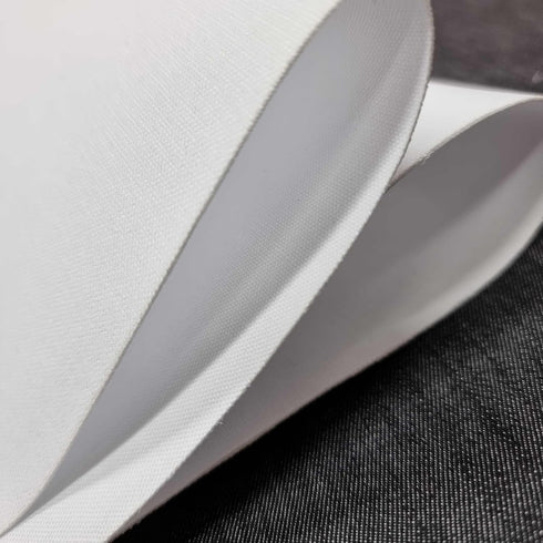 Per Metre Heavyweight Iron-On Buckram Fusible Woven Cotton – Extra Stiff Double Layer Fabric (650 GSM, 90cm Wide)