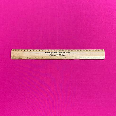 Per Metre Luxury 100% Pure Cotton Fabric – 63" Wide- (Fushia)