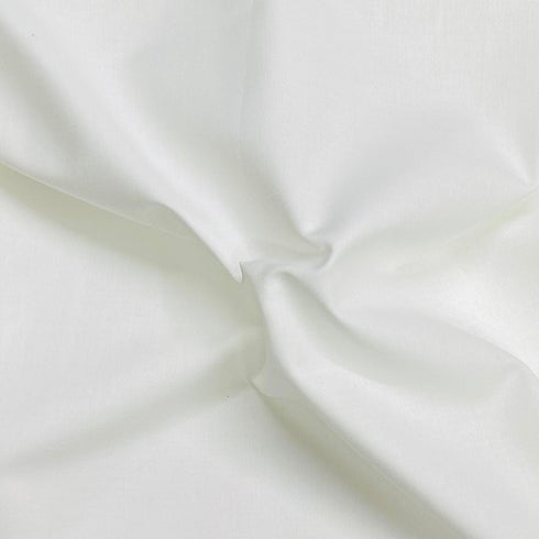 Per Metre Luxury 100% Pure Cotton Fabric – 63" Wide- (Ivory)