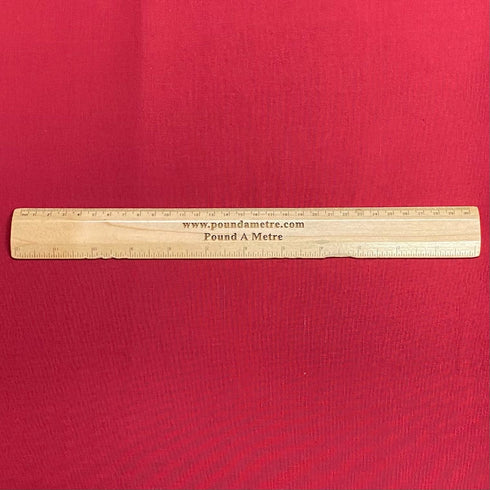 Per Metre Luxury 100% Pure Cotton Fabric – 63" Wide- (Wine)