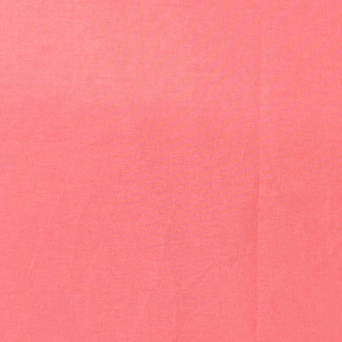 Per Metre Plain Cotton Canvas - 55" Wide (Coral)