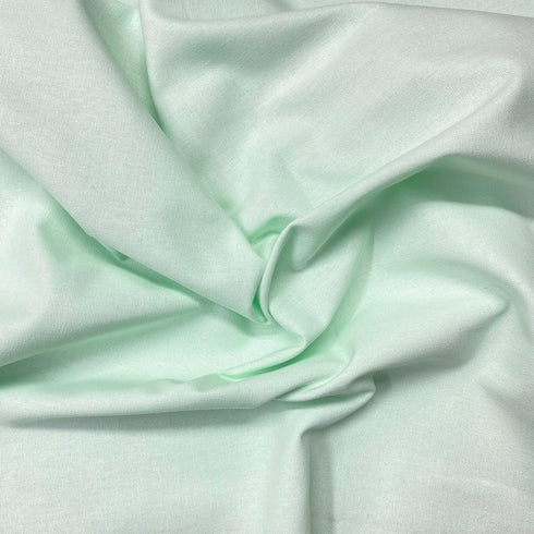 Per Metre Plain Cotton Canvas - 55" Wide (Mint)