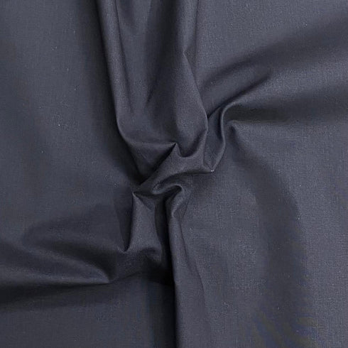 Per Metre Luxury 100% Pure Cotton Fabric – 63" Wide- (Black)