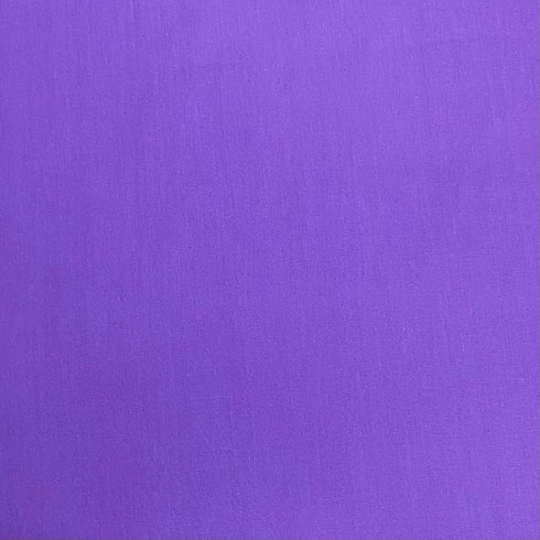 Per Metre Luxury 100% Pure Cotton Fabric – 63" Wide- (Purple)