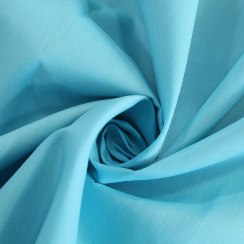 Premium Plain Polycotton Fabric, 60° Washable, 45"- 20 Colours Available