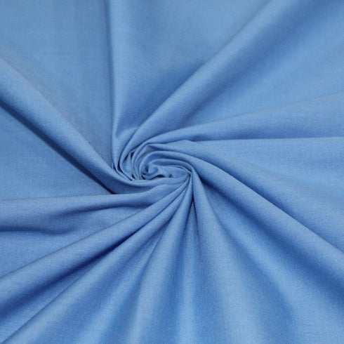 Premium Plain Polycotton Fabric, 60° Washable, 45"- 20 Colours Available