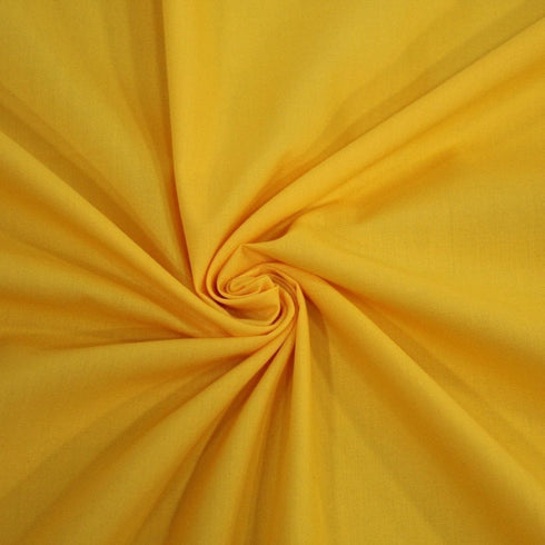 Premium Plain Polycotton Fabric, 60° Washable, 45"- 20 Colours Available