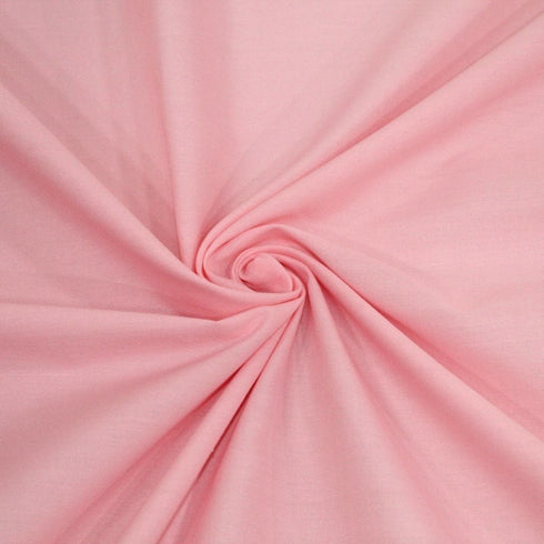 Premium Plain Polycotton Fabric, 60° Washable, 45"- 20 Colours Available