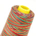 Rainbow Overlocker Threads Polyester Hand / Overlocker- 2950 Yards (Red/Gold/Green)
