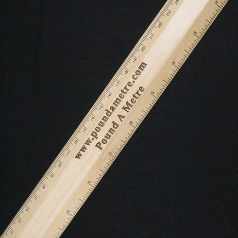 Soft Cotton Muslin - Black (Colour: 87) 44" Wide