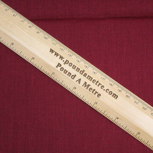 Soft Cotton Muslin - Maroon (Colour: 82) 44" Wide