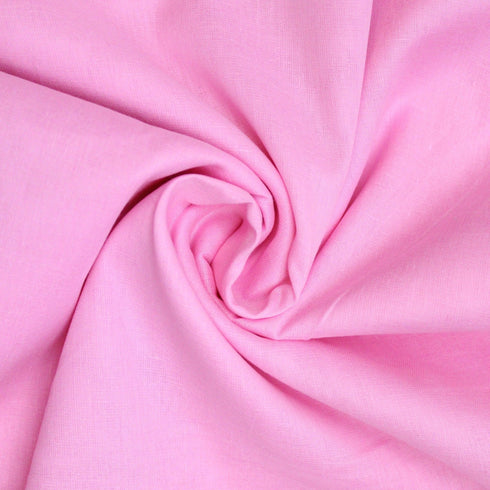 Soft Cotton Muslin - Pink (Colour: 100) 44" Wide