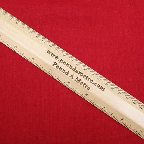 Soft Cotton Muslin - Red (Colour: 80) 44" Wide