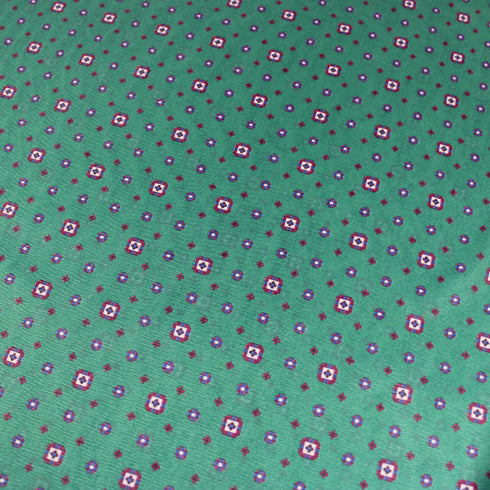 3 Metre Soft Printed Mesh - 55" Wide - Green