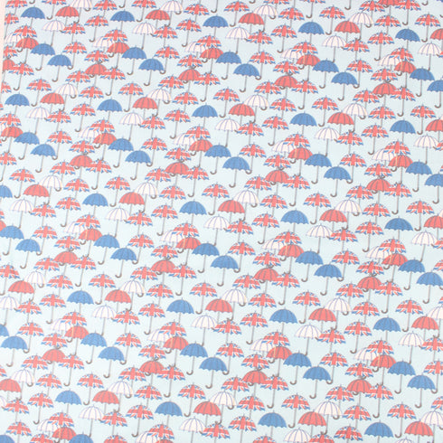 Sold Per Metre Digital Print 100% Cotton- 44" Wide- Umbrella Print