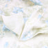 3 Metres Cotton Blend Floral Furnishing Fabric 55" Wide - Ivory & Blue