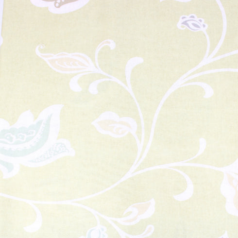 3 Metres Soft Terry Floral Jersey - 55" Wide - Mustard
