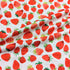 Sold Per Metre Digital Print 100% Cotton- Strawberry Sketch