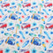 Sold Per Metre Digital Print 100% Cotton- Camper Vans