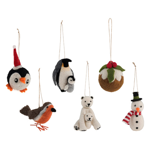 Needle Felting Kit: Christmas: Penguins