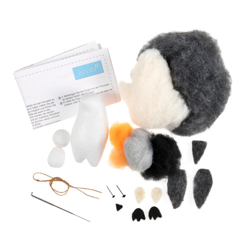 Needle Felting Kit: Christmas: Penguins