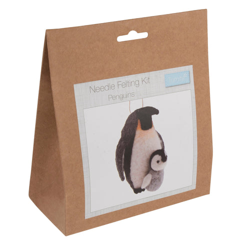 Needle Felting Kit: Christmas: Penguins