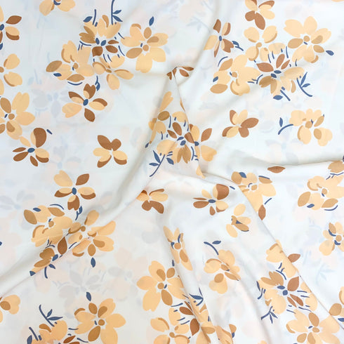 3 Metres, Soft Touch American Crepe, 'Coconut ' - 55" Wide