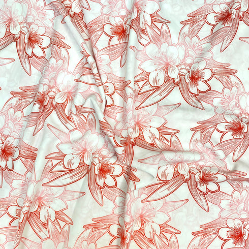 3 Metres, Soft Touch American Crepe, 'White ' - 55" Wide