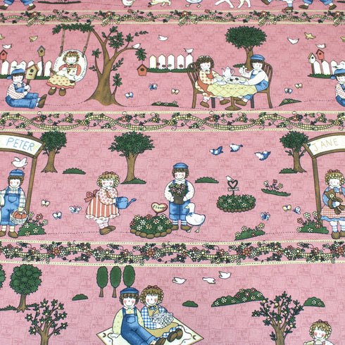 3 Metres, Cotton Canvas, 'Summer Fun' - 55" Wide